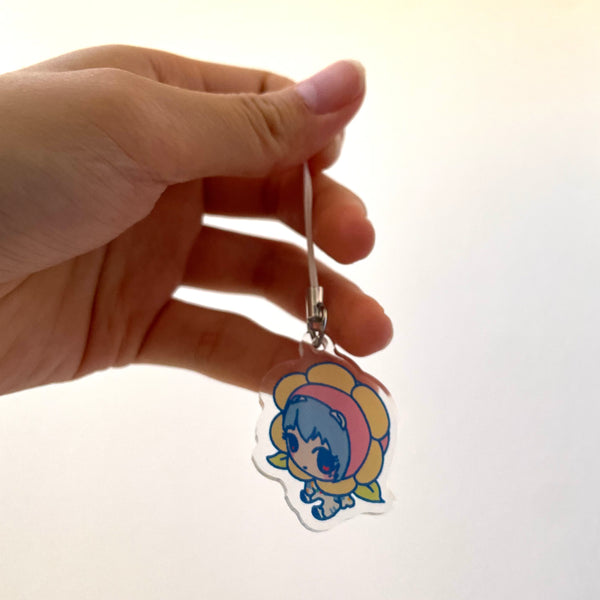 Rei Flower Acrylic Phone Charm