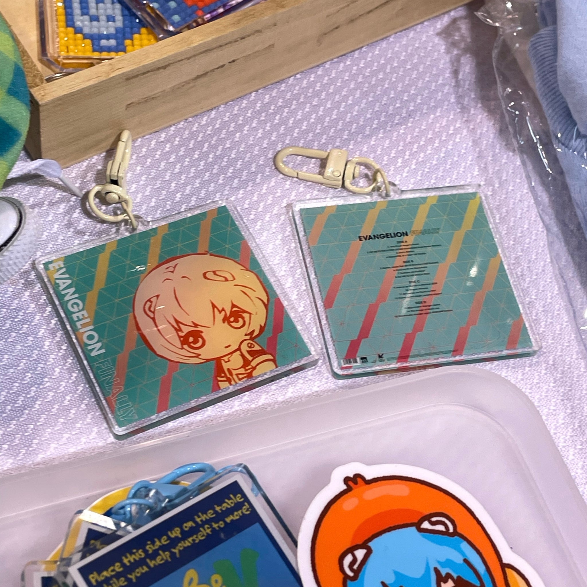 Evangelion Finally Acrylic Keychain