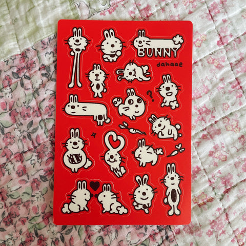 BUNNY Sticker Sheet