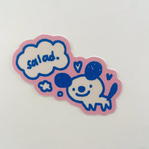 Salad. Sticker