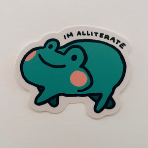 im alliterate Sticker