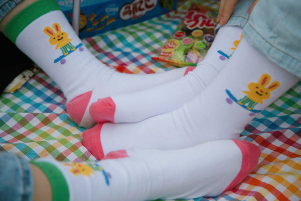 Skater Bunny Socks