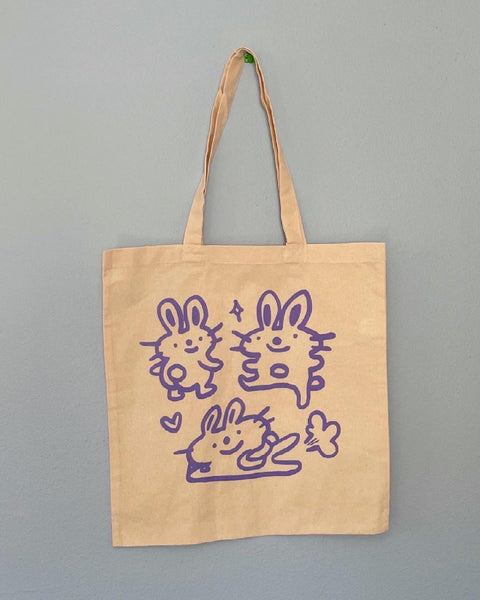 Funny Bunny Tote Bag