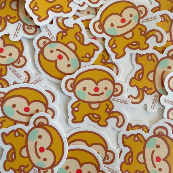 Monkey Sticker